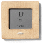 WiFi Thermostat with Birch Frame