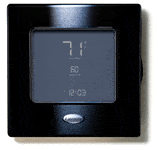 WiFi Thermostat with Black Frame